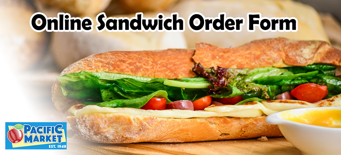 Online Sandwich Order Form